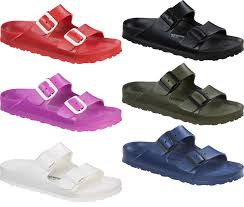 However, in case you are looking for women's black flip flops or waterproof sandals in more muted colors, birkenstock also carries eva sandals in black, white, anthracite, copper, seal gray or khaki. Plastic Birkenstocks Women S Online