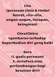 Sama ada perkataan itu secara tunggal atau anda boleh rangkaikan menjadi dua atau tiga patah perkataan mengikut kreativiti ibubapa, dan selagi masih mengikut konotasi & maksud yang baik apabila perkataan tersebut dirangkaikan bersama. Helmi Exwostorian Nama Nama Bayi Perempuan Dalam Bahasa Melayu Kuno Dan Klasik