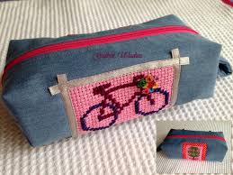 Kalem Kutusu Makyaj Cantasi Penbox Pencilcase Pencilbox Bag Littlebag Zipperedbag Zippy Pouch Stitch Stitching Handmade H Cuzdanlar Canta Kaleler