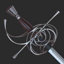 3d Rapier Sword Model Rapier Sword Sword Model