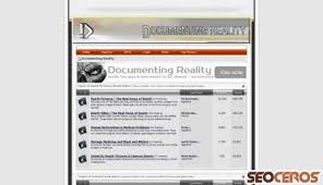 The site contains some of the really disturbing content, if you are. Documentingreality Com Review Seo And Social Media Analysis From Seoceros