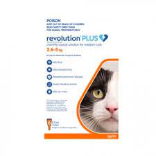 Revolution is zoetis' original brand with selamectin. Revolution Plus Medium Cat 2 5 5kg 5 5 11lb Cats Kittens