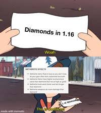With the full release of minecraft 1.18 just around the corner, this guide helps you find diamonds and netherite in the most efficient way. Netherite Image Gallery List View Know Your Meme