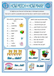 How Much How Many Ingles Para Secundaria Educacion Ingles Ensenanza De Ingles