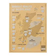 Single Malts Of Scotland Tasting Map Scotch Tasting