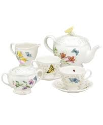 Lenox Dinnerware Butterfly Meadow Gifts Collection Reviews Dinnerware Dining Macy S Lenox Butterfly Meadow Butterfly Tea Butterfly Tea Set