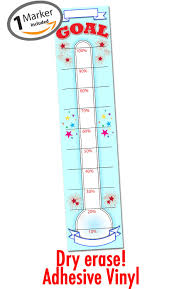 Buy Dry Erase Fundraising Goal Thermometer In Cheap Price On