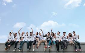 Happy College Students Background College Students Student College