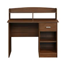 Lighten up your home office with a white writing desk with a hutch that provides plenty of display space. Techni Mobili Modern Office Desk With Hutch