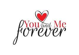 You and me always forever. You And Me Forever Wall Decals Wording Design Lettering Vector Heart Illustration Stock Vector Illustration Of Design Couple 145750477