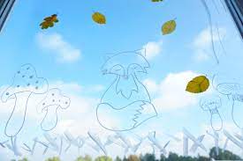 Fensterdeko mit kreidemarker sonnentage und blutentraume livipur kinder spiel versand gmbh / kluge köpfe und produktive autoren und autorinnen entwickeln stetig neue muster, vorlagen und modelle, die sie. Herbst Fensterbilder Deko Hus