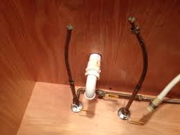 replace bathroom sink water supply