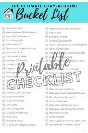 Ultimate Family Bucket List 50 Fun At Home Activities Mama Cheaps Bucket List Family Home Bucket List At Home Bucket List
