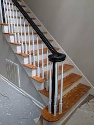 For wood previously coated with a clear protective finish: Updating A 90 S Oak Staircase