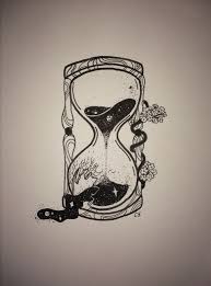 Galaxy Hourglass Plants Plants Sketch Hourglass Tattoo Ink Illustrations Hour Glass Tattoo Design