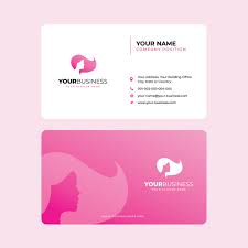 Salon business card illustrations & vectors. Pink Salon Business Card Template 1040273 Vector Art At Vecteezy