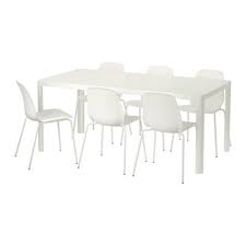 Kupit Tingbi Lejf Arne Stol I 6 Stulev Belyj Belyj Dlina Stola 180 Sm Shirina Stola 90 Sm Po Vygodnoj Cene V Internet Magazine Ikea Ikea Ideer Ikea Bord