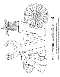 These alphabet coloring pages will help little ones master uppercase and lowercase letter identifications, increase vocabulary, coordinate colors, and improve cou. Letter W Coloring Abc S Free Coloring Pages For Kids Printable Colouring Sheets