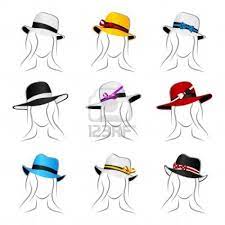 Set From Nine Beautiful Female Summer Hats Drawing Hats Hats For Women Summer Hats