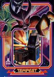 Arcade, atari, nes, snes y pc. The Original Promo Graphic For Tempest A Classic 80s Arcade Game Arcade Retro Video Juego
