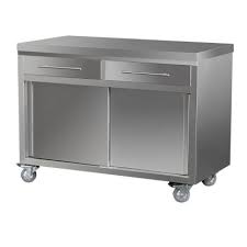 In stock and ready to ship. Stainless Steel Commercial Kitchen Cabinet 1200 X 610 X 900mm High Brayco Commercial Pty Ltd