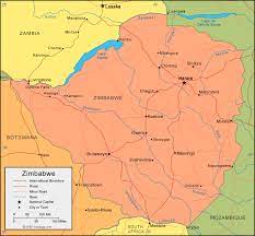 This map of zimbabwe and surrounding countries is a vector file editable with adobe illustrator or inkscape. Zimbabwe Map And Satellite Image