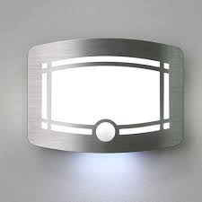 Luxury Aluminum Case Wireless Stick Anywhere Battery Powered Motion Sensor Lights Wall Scon Motion Sensor Lights Motion Sensor Closet Light Wall Lamps Bedroom