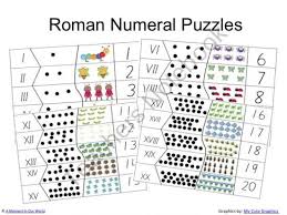 Roman Numerals 1 To 20 Roman Numerals Roman Numeral 1 Creative Learning