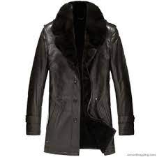 Arrow Mens Black Fur Lined Leather Coat Dn4 Mens Leather Coats High Quality Leather Jacket Mens Coats