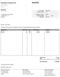 Small Business Invoice Invoice Template Ionos