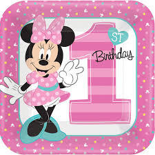All guests can order their favorite menu, so try everything possible to impress all 1st Birthday Minnie Mouse 9 Lunch Dinner Plates 8 Count Party Supplies Minnie Fun To Be One Buy Online In Grenada At Grenada Desertcart Com Productid 39201311