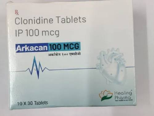 Arkacan Clonidine 100 Mcg Oral Hypertension Tablet - 100% Effective, Prescription Required, 10x30 Blister Pack at Best Price in Nagpur | Bombay Medicos