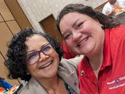 Our Executive Vice President, Maritza Barrera, and Vice President of  Organizing and Member Engagement, David Garza, represented our union at  this year's TSTA House of Delegates and ESP Conference.
