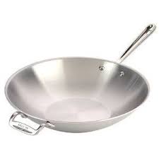 All Clad 5 Ply Brushed Stainless Professional 14 Inch Open Stir Fry Http Www Amazon Com Gp Product B00669h890 Ref As Stir Fry Pan Cookware Display All Clad