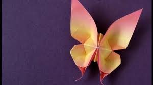 Kagit Sanati Narin Kelebek Yapimi Origami Butterfly Tutorial Origami Butterfly Instructions Origami Butterfly