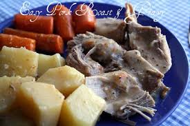 Slow Cooker Pork Roast With Vegetables Gravy Slow Cooker Pork Roast Crockpot Pork Slow Cooker Pork