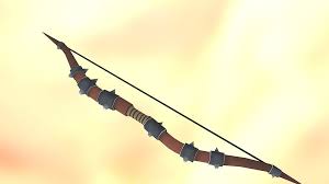 Low Poly Orcish Bow By Pepkata 3d Model Low Poly 3d Model Poly