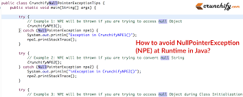 Have You Noticed Nullpointerexception Npe 8 Best Practices To Avoid Runtime Npe In Java Http Crunchify Me 1u Best Practice Practice Creative Web Design