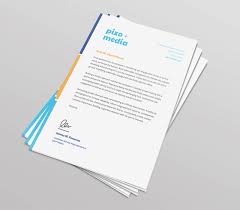 Discover 1 letter headed paper design on dribbble. 23 Business Letterhead Templates Branding Tips