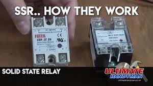 Control signals commanding state changes can be made compatible with the supply voltage of most logic family supply voltages. Solid State Relay Ssr Youtube