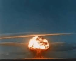 Hydrogen Bomb Explosion Gif Explosion Gif Bomb Explosion Explosion Aesthetic