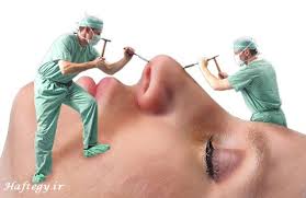 Image result for ‫جراحی بینی‬‎