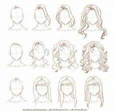 62 Ideas Drawing Hair Fringe For 2019 Art Drawings Sketches How To Draw Hair Drawings