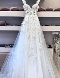 Mermaid Embroidered Lace Wedding Dress White Lace Wedding Dress Wedding Dresses Lace Boho Wedding Dress Lace