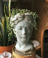 Greek Goddess Planter Pots