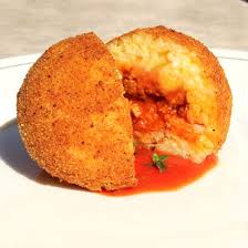 Rice Balls Sicilian Recipes Rice Balls Creamy Garlic Pasta