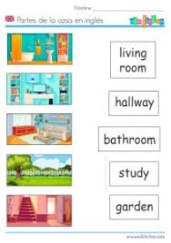 ▷ Partes de la Casa en Inglés | Fichas de vocabulario + ejercicios