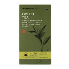 Green Tea Tagless Tea Bags 40 Pk Woolworthscoza
