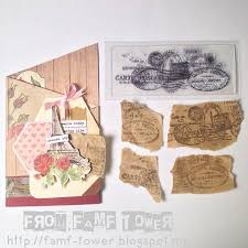 Travel Theme Card Using Kaisercraft Clear Stamp Postmarks Clear Stamps Paper Craft Projects Greeting Cards Handmade