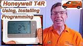 I have honeywell t4 pro thermostats i locked it . How To Unlock The Honeywell T4 Pro Thermostat Youtube